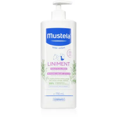 Mustela Bébé Liniment lapte pentru curatare pentru nou-nascuti si copii 750 ml