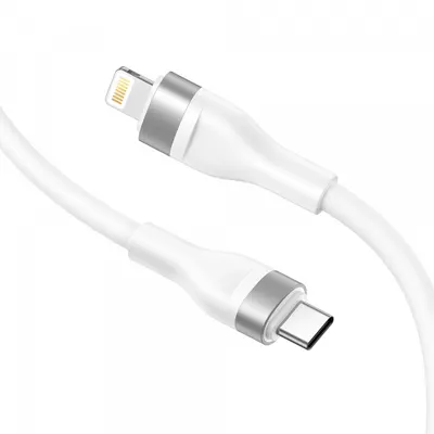 Cablu Date si Incarcare USB-C - Lightning Lito LD02CL, 30W, 1.2m, Alb
