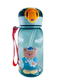 Cana cu Pai pentru Copii. Antipicurare, Plastic, Multicolor, 400 ml, MIX13573