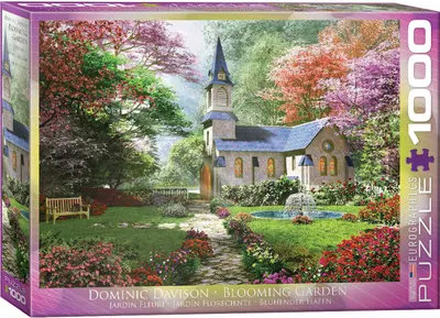 Puzzle Eurographics din 1000 de piese - Gradina inflorita, Dominic Davison