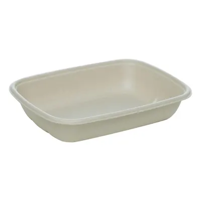 Caserole Biodegradabile, Compostabile Natur, 23x16 cm, 1000 ml 50 buc
