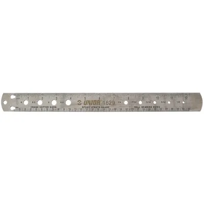 Rigla calibru pentru masurare rulmenți și distante intre elemente. 357.5mm, 30.8mm, 129g