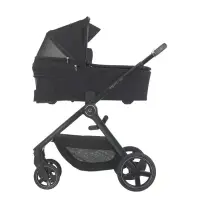 Carucior 2 in 1 pentru copii Espiro Only Gri 0-22 kg, premium, reversibil, maner telescopic, accesorii incluse