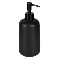 Dozator de săpun lichid negru din ceramică 500 ml Olinda – Allstar