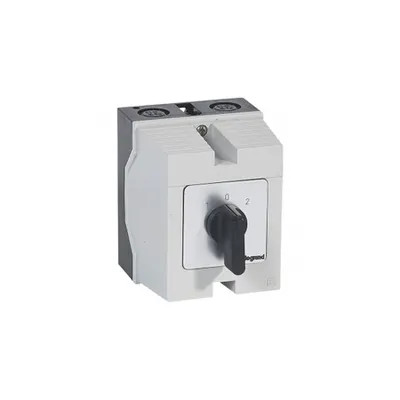 Intrerupator rotativ- changeover switch cu off - PR 12 - 4P - 16 A - box 96x120 mm