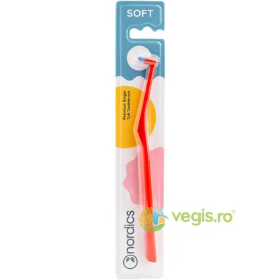 Periuta de Dinti Moale Rosie Single Tuft 1buc