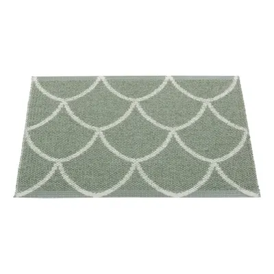 Covor pentru exterior și interior verde 70x50 cm Kotte Army Sage – Pappelina