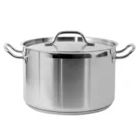 Oala cu capac din inox Yato YG-00024, 11.1 L, 28 x 18 cm (Argintiu)