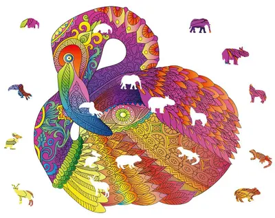 Puzzle - Mandala - The Flamingo