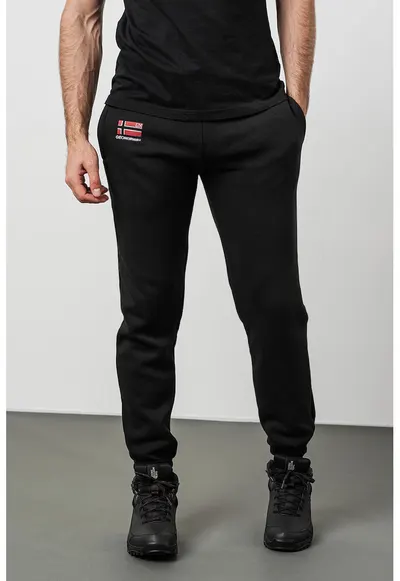 Pantaloni de trening cu snururi de ajustare Maracana - Negru