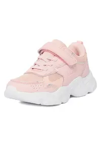 Pantofi copii - material textil - roz - sistem de inchidere Velcro
