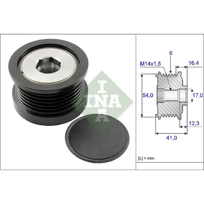 Sistem roata libera, generator INA 535 0259 10