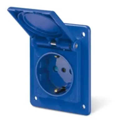 Priza incastratan2P+E 16A IP54 ITALIAN P30 70X87MM