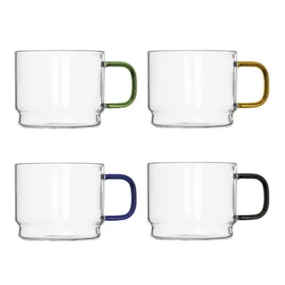 Căni 4 buc. din sticlă 350 ml Bridge – Brandani