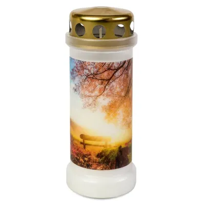Candela Bolsius Alba Nr. 6 cu Capac Toamna