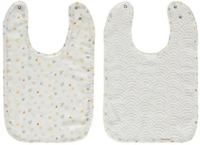 Set de bavete Bebe-Jou - Bohemian Garden, 2 buc