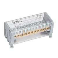 Distribuitor monofazat Moblock 2P 125A-11 2x35 + 2x25 + 7x6mm² Distribution block