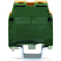 2-conductor ground terminal block; 35 mm²; with contact to DIN rail; only for DIN 35 x 15 rail; copper; SCREW CLAMP CONNECTION; 35,00 mm²; green-yellow