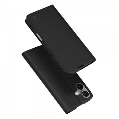 Husa pentru Apple iPhone 17, Techsuit, Magskin Book, Neagra