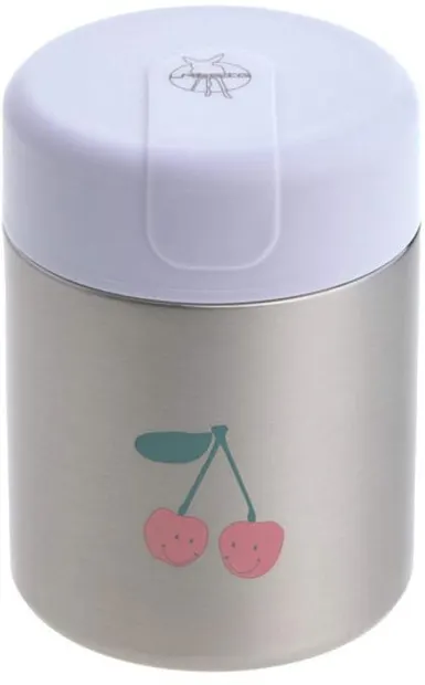Cutie termo pentru mâncare copii Lassig - Happy Fruits Cherry, 315 ml