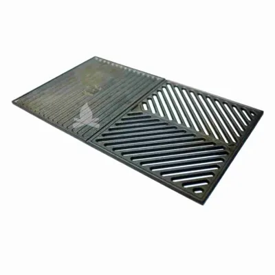 Grilaj de fonta cu plita 60x35