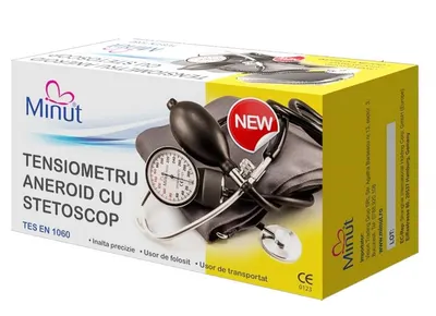 Tensiometru aneroid Minut cu stetoscop