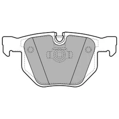 Set placute frana, frana disc DELPHI LP1927