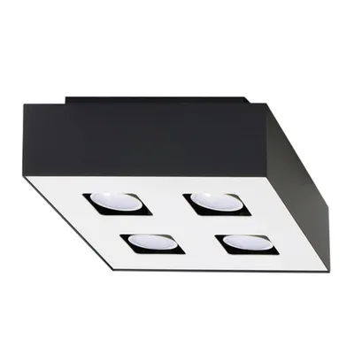 Corp de iluminat pentru tavan MONO 4 negru