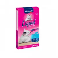 Snack lichid pentru pisici Vitakraft Somon 6x15g PROMO