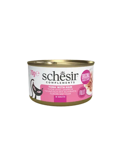 SCHESIR Ton cu șuncă în bulion 70 g