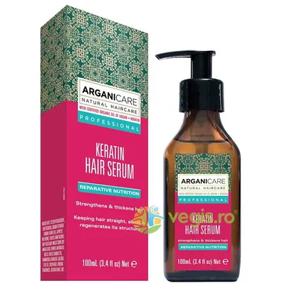 Ser Fortifiant si Nutritiv pentru Par Uscat si Deteriorat cu Keratina 100ml