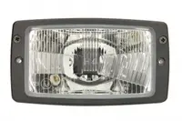 Far stanga dreapta (H4 T4W, manual, main bulb seal, culoare insert: crom platinat) potrivit ZETOR 10000, 6000, 7000, 8000, 9000; AMMANN AV; CASE IH 100, C, CS; DOOSAN DX; FARMER F; FARMTRAC 500, 600