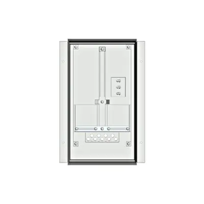 Meter box insert 1-row, 1 meter board / 9 Modul heights