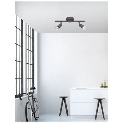 Spot Baza Rust Metal LED GU10 2x5W IP20 Fara bec