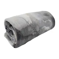 Pătură gri din polar/fleece 150x200 cm Marble – JAHU collections