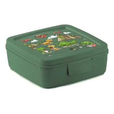 Cutie de gustări pentru copii verde Dinosaur – Snips