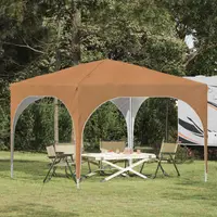 vidaXL Cort de Petrecere Pop-up 290 x 290 x 245 cm Bej