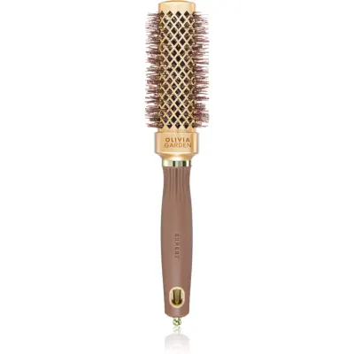 Olivia Garden Expert Straight Wavy perie pătrată pentru uscarea părului 30 mm 1 buc