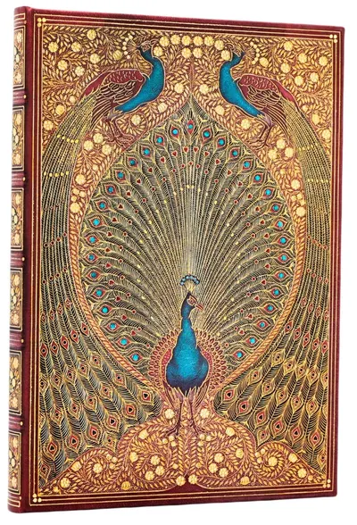 Agenda Paperblanks Hafiz's Peacocks - Midi, 72 foi, copertă tare