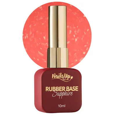 Rubber base NAILSUP Sapphire Flakes 07 10 ml