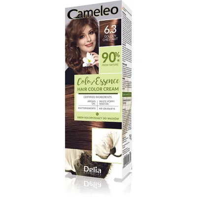 Vopsea de par Cameleo Color Essence 6.3 Golden Chestnut, 75g, Delia Cosmetics
