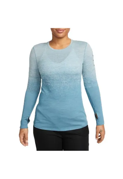 Bluza alergare dama Dri-FIT Advance Run Division SS 2023 - Gri