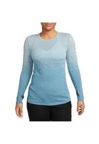 Bluza alergare dama Dri-FIT Advance Run Division SS 2023 - Gri