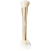 ICONIC London Cheek Glow Duo Brush perie cu două fețe 1 buc