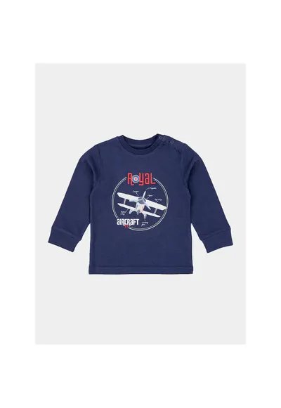 Bluza Baieti - 303445379 - Bumbac - Bleumarin - Bleumarin