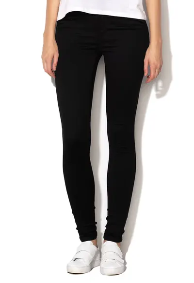 Blugi cu talie inalta Royal - Negru
