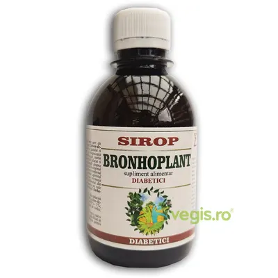 Sirop Bronhoplant (Expectorant, Antispastic) pentru Diabetici 200ml