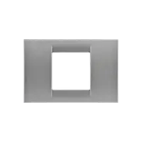 Placa ornament Virna - tehnopolimer gloss finish - 2 module- METALLIC TITANIUM - SYSTEM
