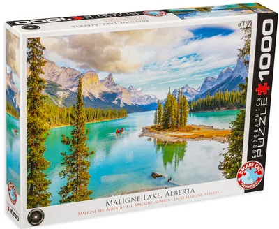 Puzzle Eurographics din 1000 de piese - Malign Lake Alberta