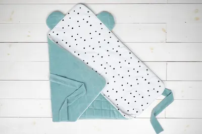 Wrap cu urechi Babyhorn pentru nou nascut Royal Baby Green Sleepee